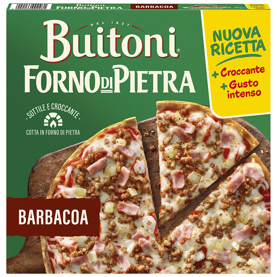 PIZZA FORNO DI PIETRA BARBACOA 330 G.