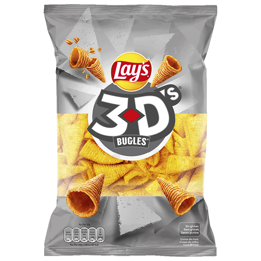BUGLES 3D'S 85 G.