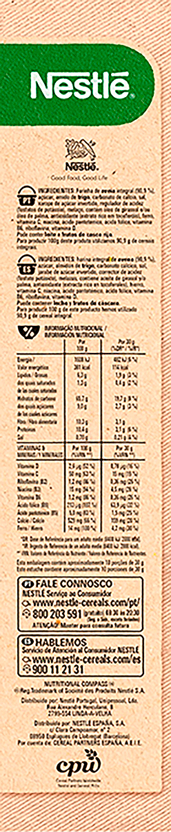 CEREALES AVENA 300 G.