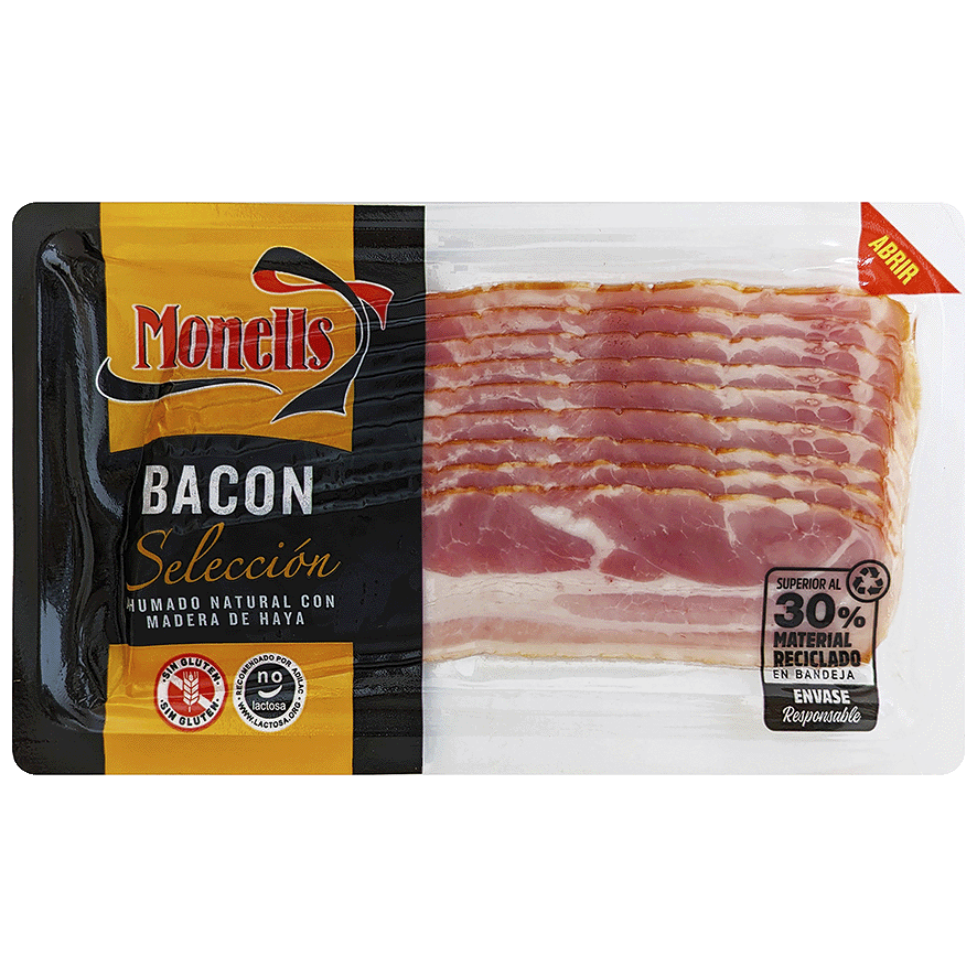 BACON AHUMADO SELECCI&Oacute;N 140 G.