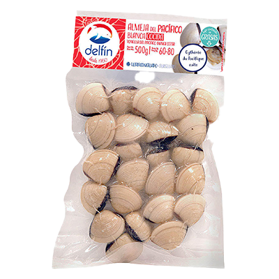 ALMEJA BLANCA COCIDA 500 G.