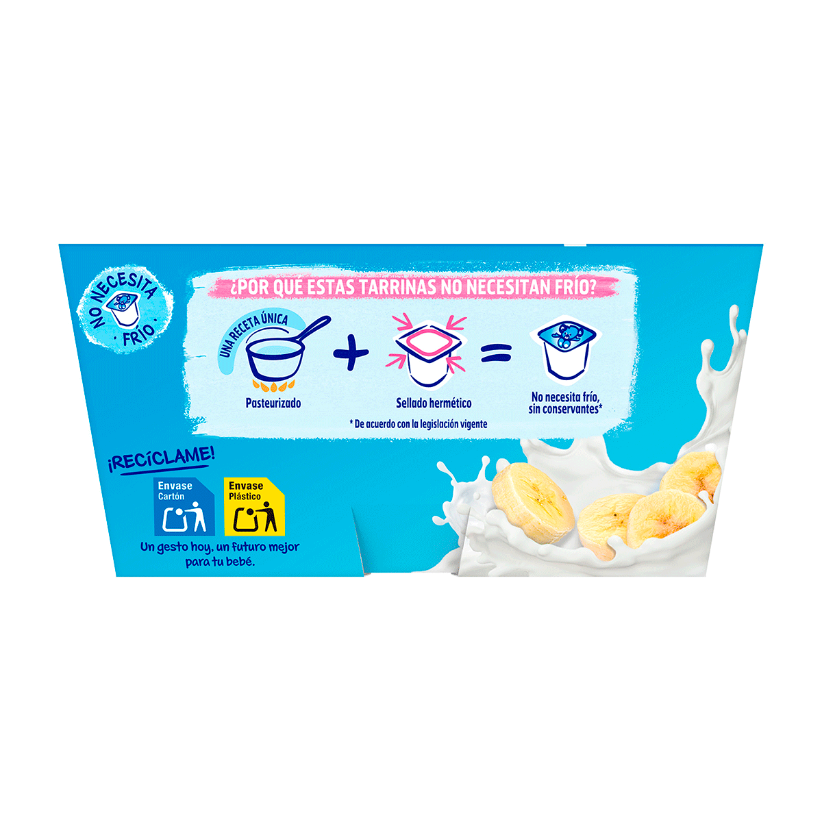 YOGOLINO PL&Aacute;TANO 100 G. PACK 4