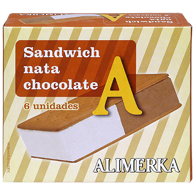 SANDWICH DE NATA Y CHOCOLATE 6 UDS.