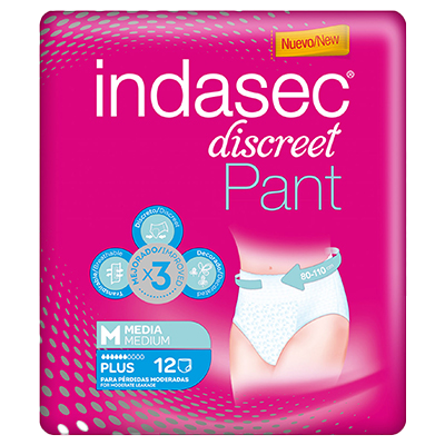 COMPRESA 12 UDS, PLUS, TALLA M.