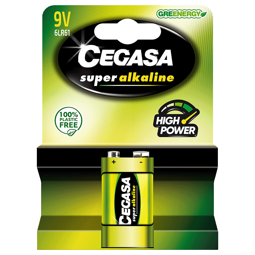 PILAS SUPER ALKALINE 6LR61 1 UD.