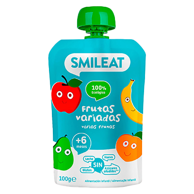 POUCH ECOL&Oacute;GICO DE FRUTAS VARIADAS 100 G.