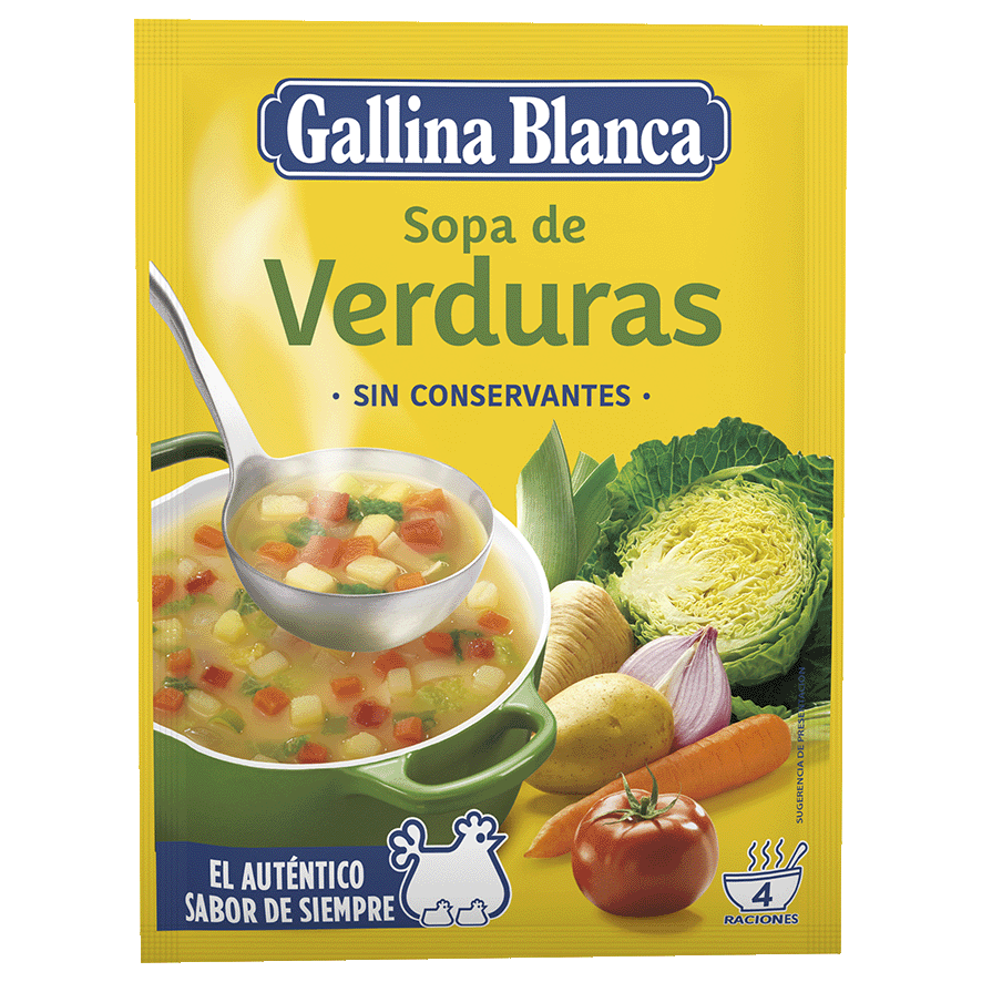SOPA DE VERDURAS 1 UNIDAD