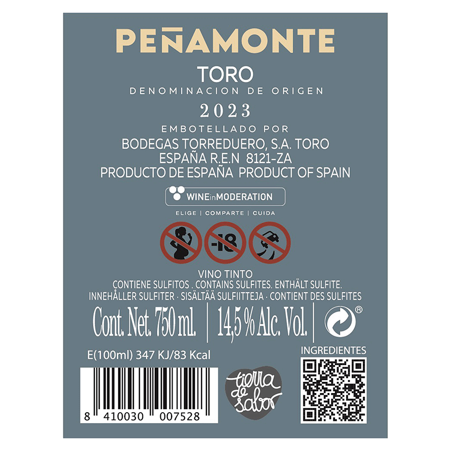VINO D.O. TORO, COSECHA, TINTO 75 CL.