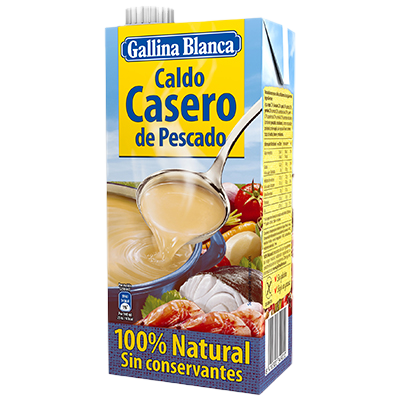 CALDO CASERO DE PESCADO 100% NATURAL 1 LITRO