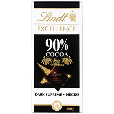 CHOCOLATE 90% CACAO EXCELLENCE 100 G.