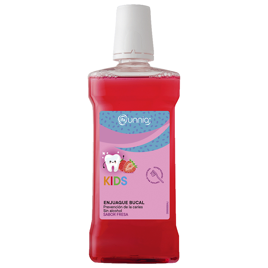 ENJUAGUE BUCAL JUNIOR SABOR FRESA 500 ML.