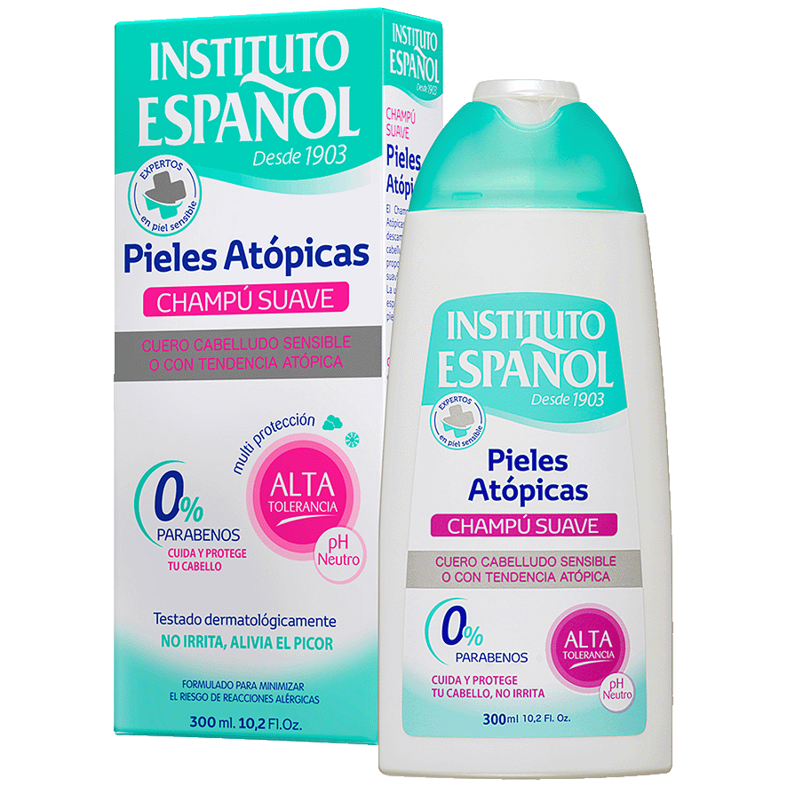 CHAMP&Uacute; SUAVE PIELES AT&Oacute;PICAS 300 ML.