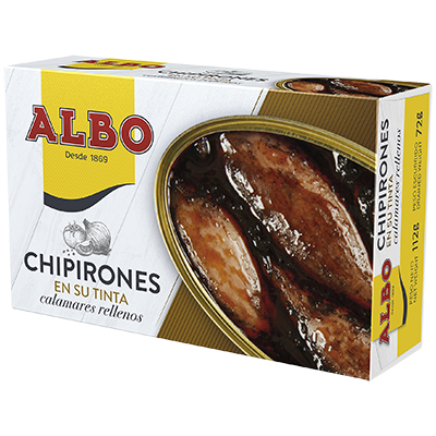 CHIPIRONES RELLENOS EN SU TINTA 72 G.
