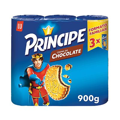 GALLETAS RELLENAS DE CHOCOLATE 300 G. PACK 3