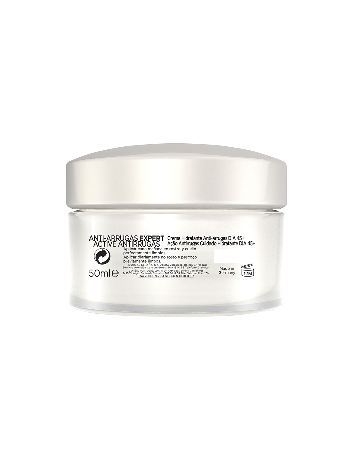 CREMA INTENSIVA ANTI-ARRUGAS EXPERT 45+ 50 ML.