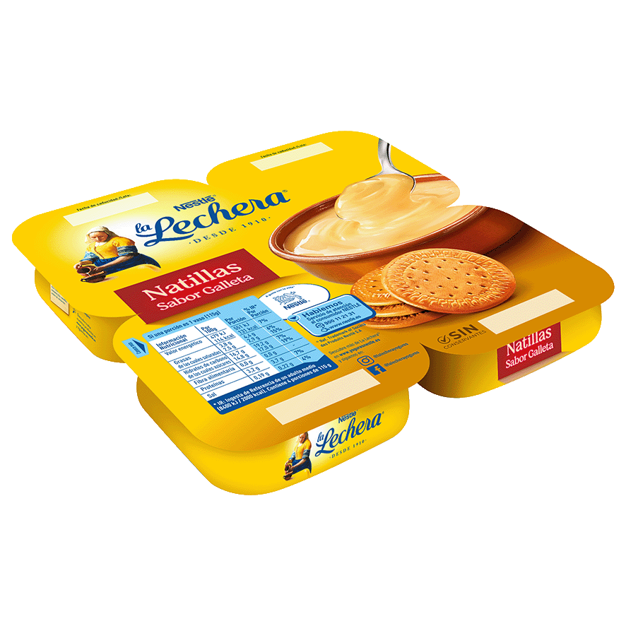 NATILLAS DE GALLETA 115 GRS. PACK 4