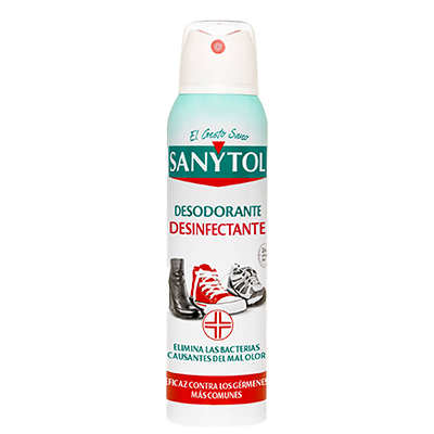 DESINFECTANTE PARA EL CALZADO 150 ML.