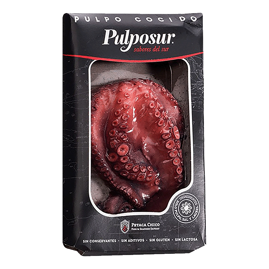 PATAS DE PULPO COCIDO 250 G.