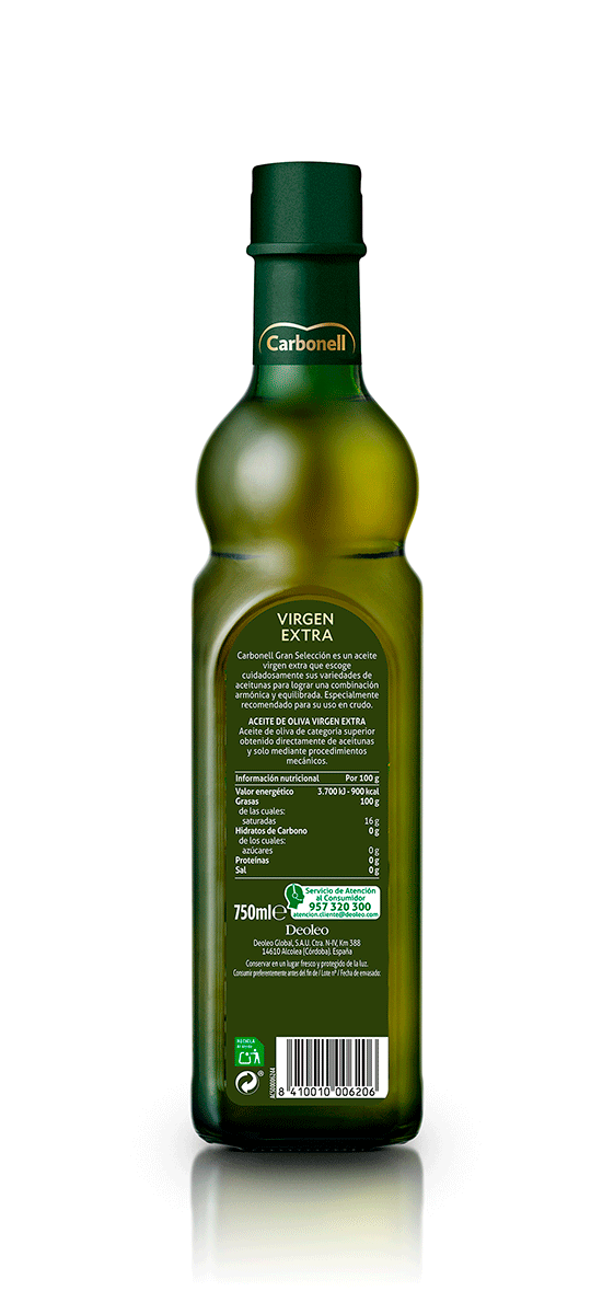 ACEITE DE OLIVA VIRGEN EXTRA GRAN SELECC 75 CL.