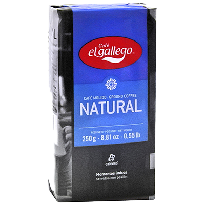 CAF&Eacute; MOLIDO NATURAL 250 G.