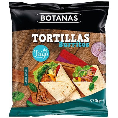 TORTILLAS DE TRIGO PARA BURRITOS 370 G.