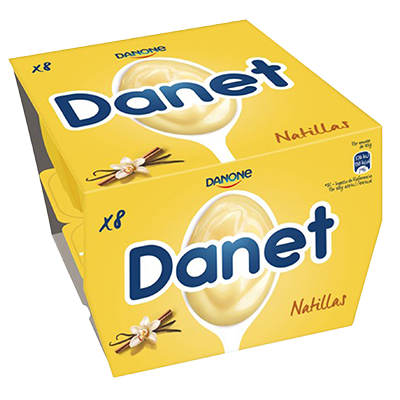 NATILLAS DE VAINILLA 120 G. PACK 8