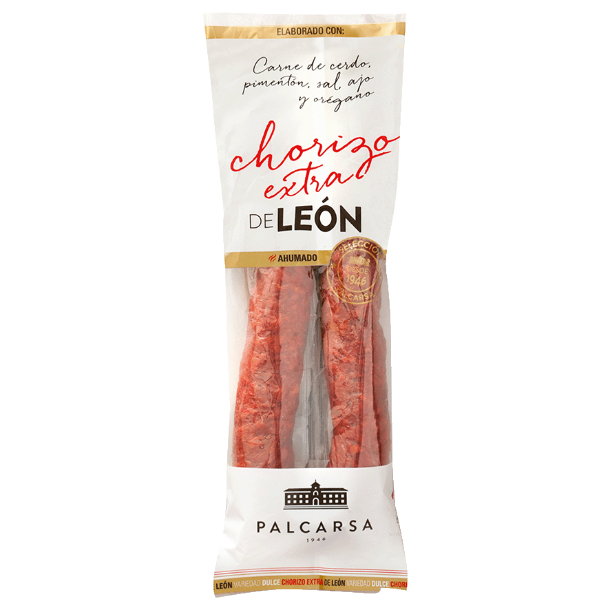 CHORIZO EXTRA DE LE&Oacute;N, SARTA 325 G.