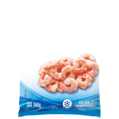 GAMBA CRUDA PELADA GRANDE 360 G.