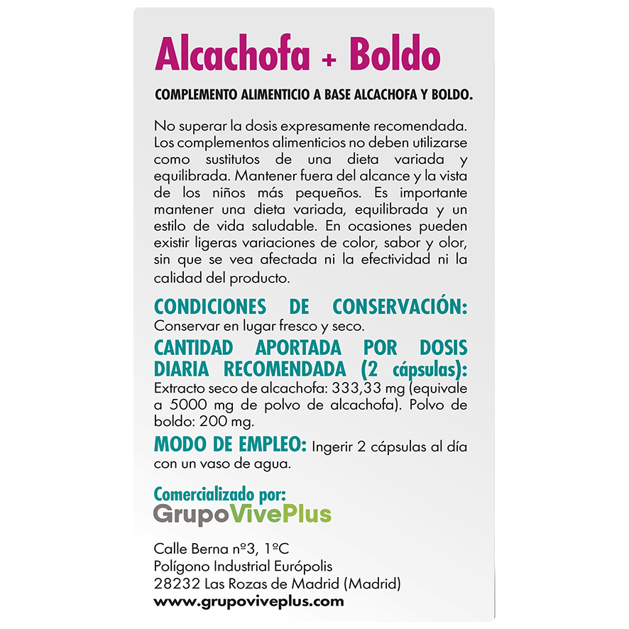 ALCACHOFA 50 CAPSULAS