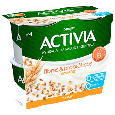YOGUR CON CEREALES 0% 115 G. PACK 4
