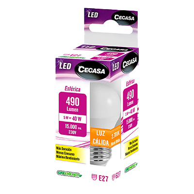 BOMBILLA LED ESF 4,5W E27 1 UNIDAD
