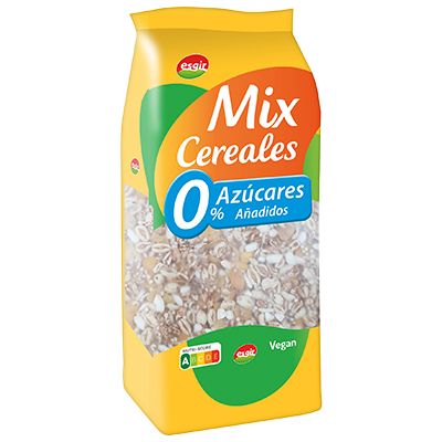 MIX CEREALES 0% AZ&Uacute;CARES A&Ntilde;ADIDOS 300 G.