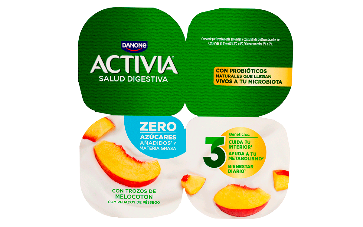 YOGUR 0% CON MELOCOT&Oacute;N 120 G. PACK 4