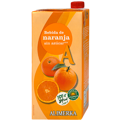 BEBIDA DE NARANJA SIN AZ&Uacute;CAR 1 LITRO