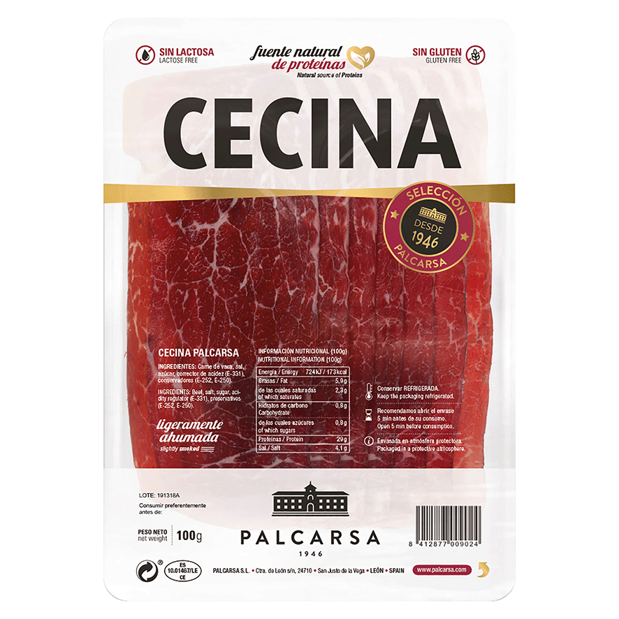 LONCHEADO DE CECINA 100 GRS.