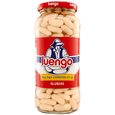 ALUBIAS COCIDAS BAJAS EN SAL 400 G.