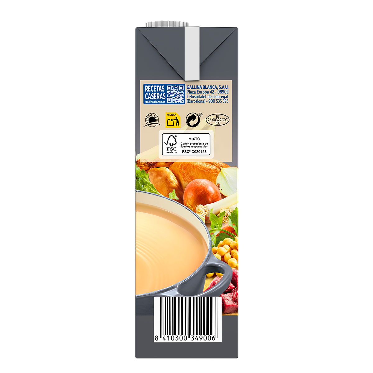 CALDO CASERO DE COCIDO 100% NATURAL 1 LITRO
