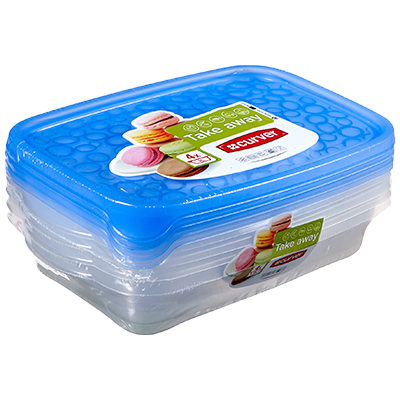 HERM&Eacute;TICO RECTANGULAR PACK 4