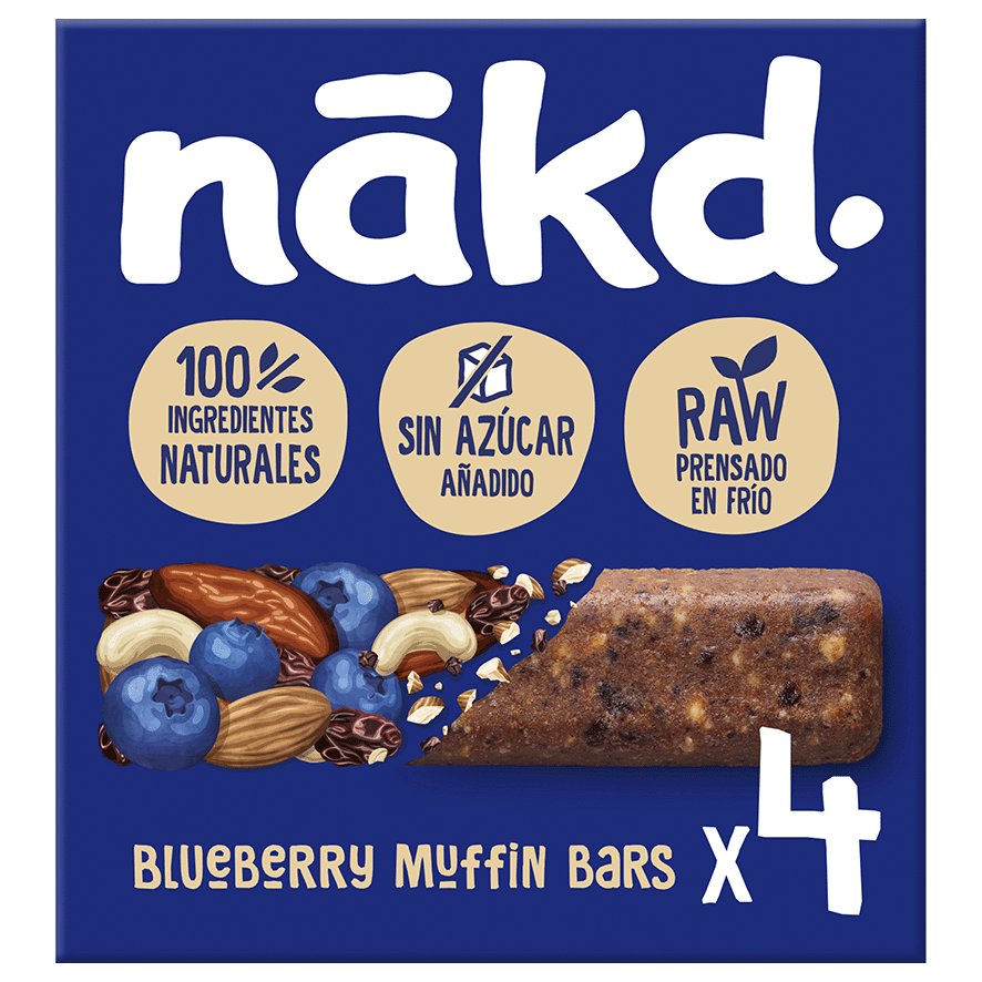 BARRITAS DE CEREALES BLUEBERRY MUFFIN 140 G.