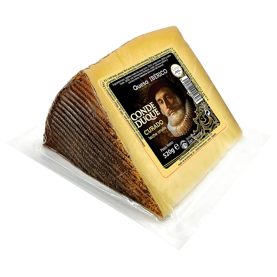 QUESO IB&Eacute;RICO CURADO 520 G.