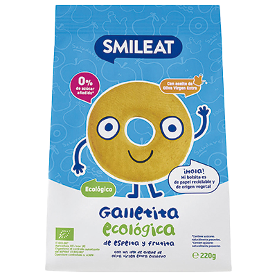 GALLETITA ECOL&Oacute;GICA DE ESPELTA Y FRUTITA 220 G.