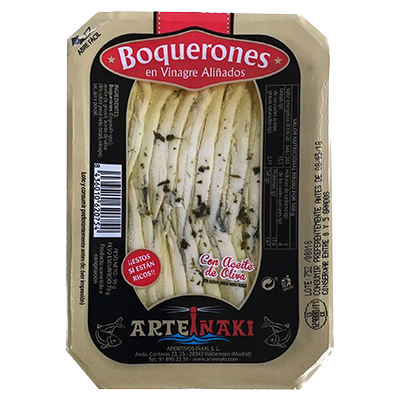 BOQUERONES EN VINAGRE ALI&Ntilde;ADOS 80 G.