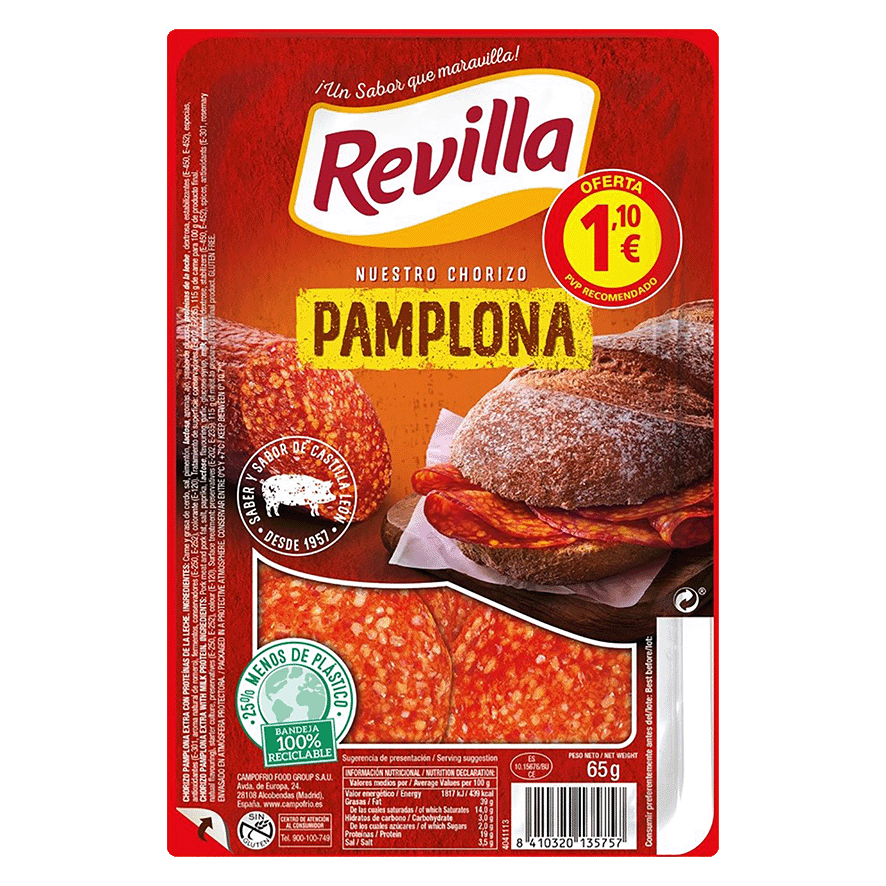 CHORIZO PAMPLONA 65 G.