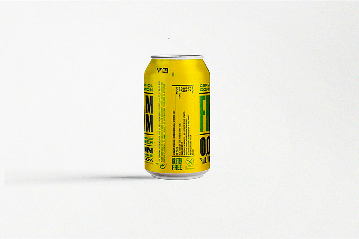 CERVEZA SIN ALCOHOL AL LIM&Oacute;N 33 CL.