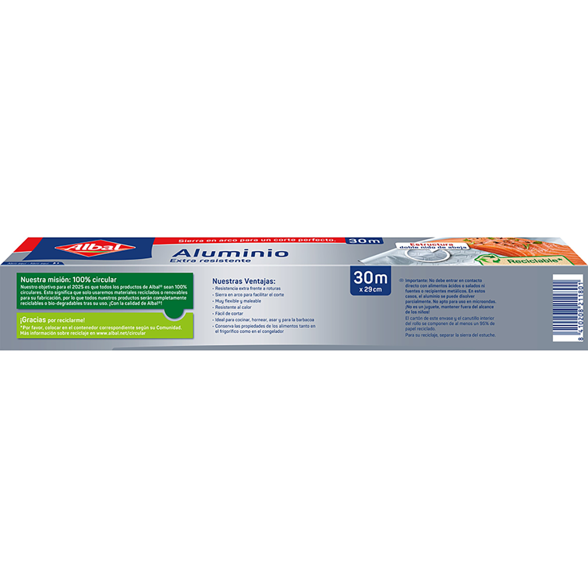 PAPEL DE ALUMINIO 30 METROS