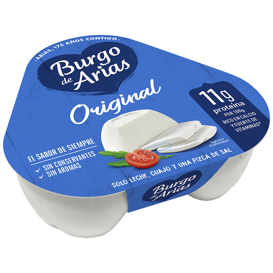 QUESO FRESCO NATURAL 72 G. PACK 3