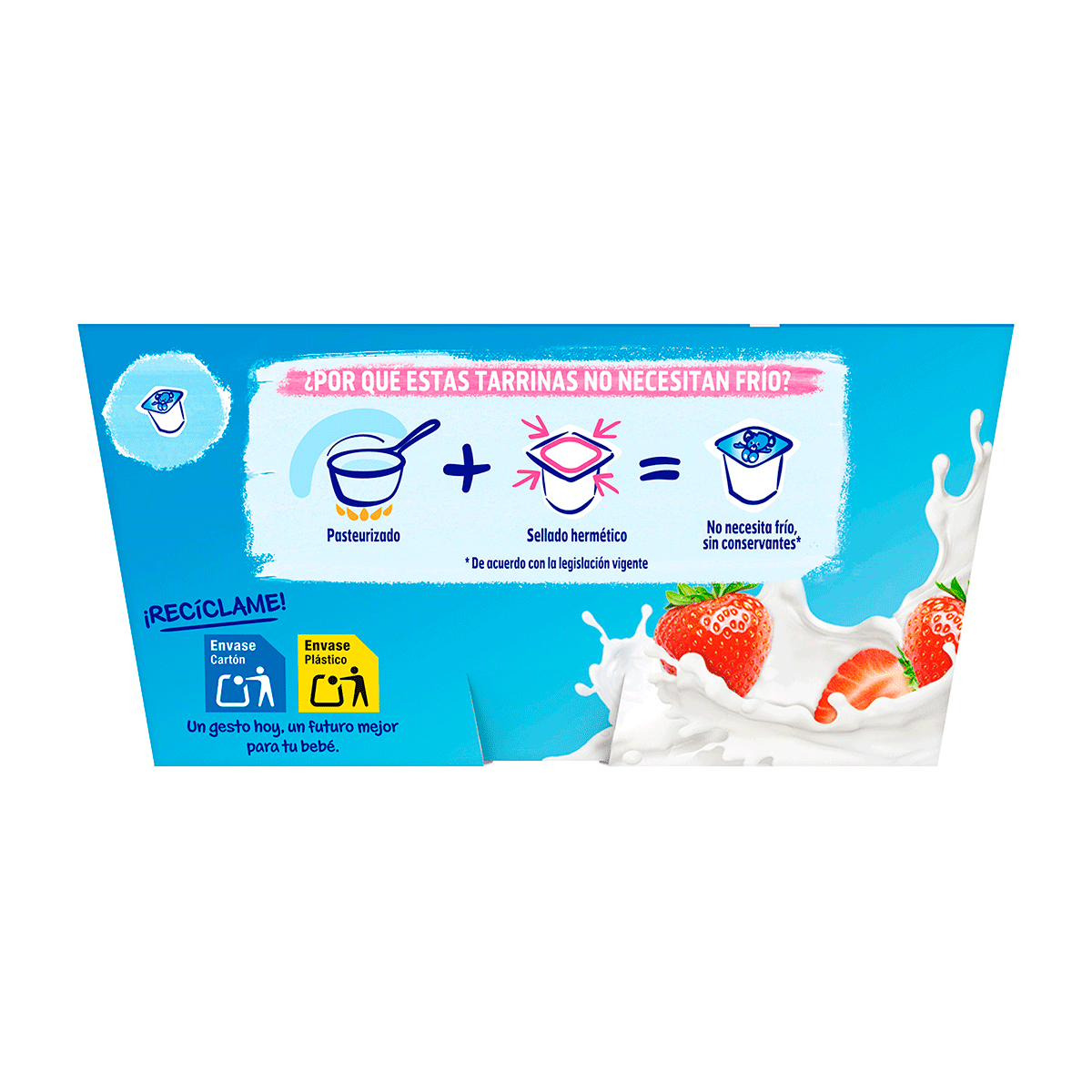 YOGOLINO FRESA 100 G. PACK 4