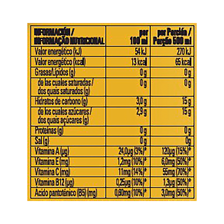 AGUA ENERGY MELOCOT&Oacute;N MARACUYA 500 ML.