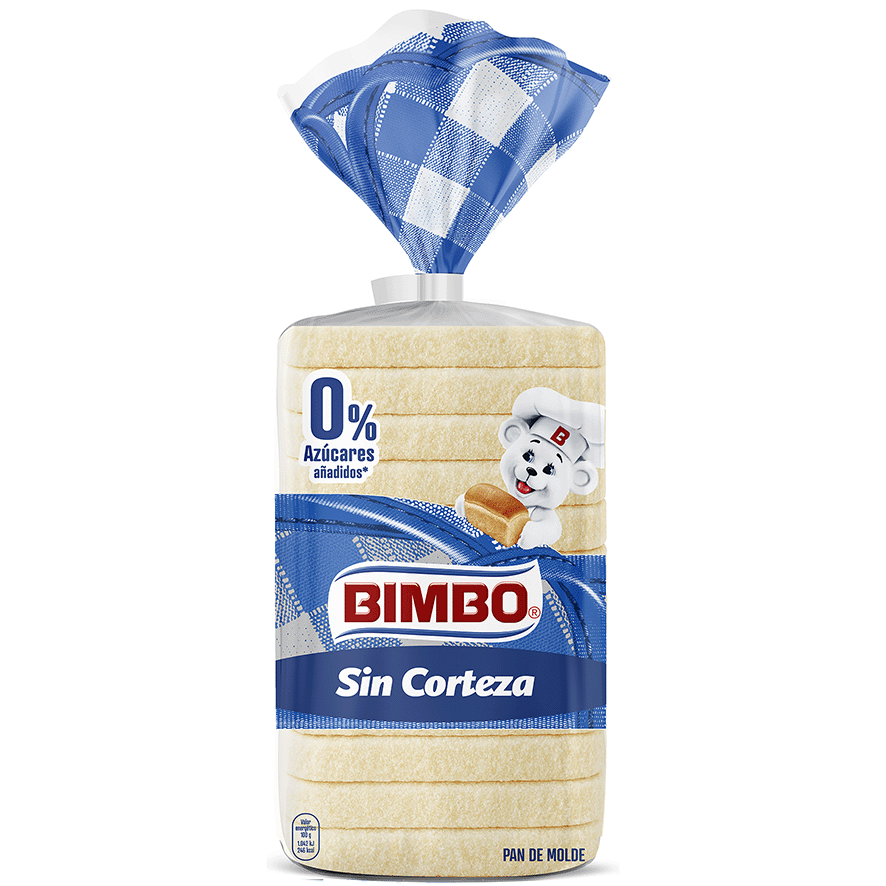 PAN DE MOLDE SIN CORTEZA 500 G.