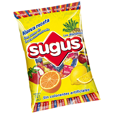 CARAMELOS BLANDOS SABOR FRUTAS 150 G.